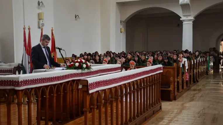 A II. Rákóczi Ferenc Kárpátaljai Magyar Főiskola diplomaátadó ünnepségén - Remény, elköteleződés, kreativitás. Fotó: Kárpátinfo/Kovács Elemér
