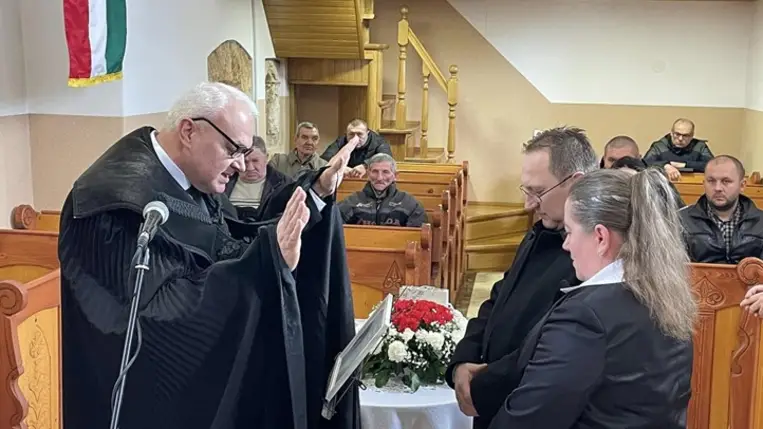 Házaspárok megáldása Tiszakeresztúrban