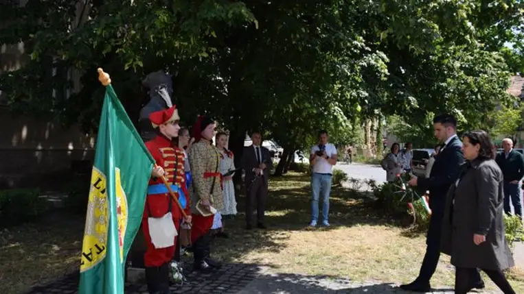 A zászlóbontásra emlékeztek Váriban és Beregszászon - Vidékünk a Rákóczi-szabadságharc bölcsője. Fotó: Kárpátinfó/ Kovács Elemér