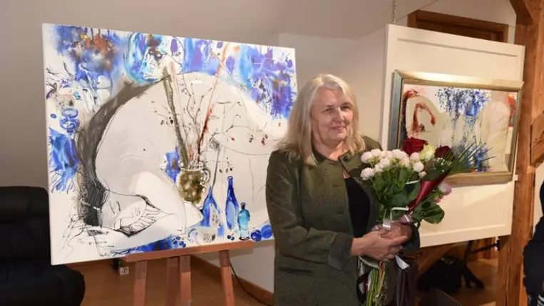 A Nova Forma egyesület tagjainak kiállításán a Munkácsy Mihály Magyar Házban - Négy karakter, négy világlátás, négy stílus. Fotó: Kárpátinfó/ Kovács Elemér