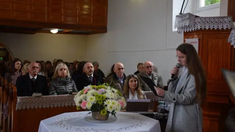 Emlékművet állítottak a holokauszt zápszonyi áldozatainak - Felejteni bűn, emlékezni kötelesség. Fotó: Kárpátinfó/ Kovács Elemér