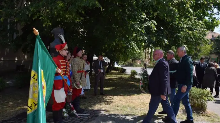 A zászlóbontásra emlékeztek Váriban és Beregszászon - Vidékünk a Rákóczi-szabadságharc bölcsője. Fotó: Kárpátinfó/ Kovács Elemér