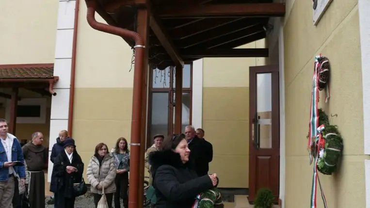 Hitvalló elődök: könyvbemutató Beregszászon - Pásztor Ferenc vértanú örök példája. Fotó: Kárpátinfó/ Kovács Elemér