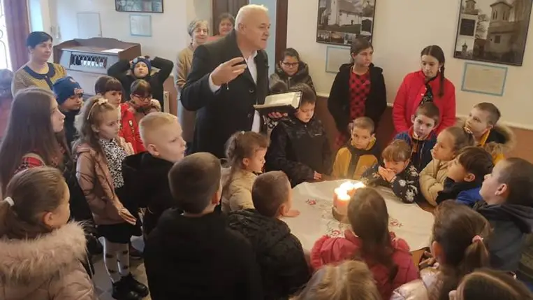 A reformáció gyermekei adventi találkozója a KRE Múzeumában és Levéltárában - Dicsőség Istennek, békesség embernek