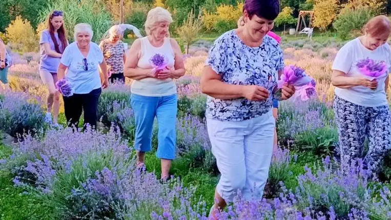 Nőszövetségi kirándulás a levendulásba és a Fehér Sziklához - Kellemes környezetben, jó társasággal – közelebb Istenhez. Fotó: Kárpátinfó/ Kovács Erzsébet