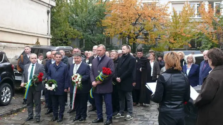 Ötvenhatos megemlékezés Ungváron - Hősies, dicsőséges napok. Fotó: Kárpátinfó/ Kovács Elemér