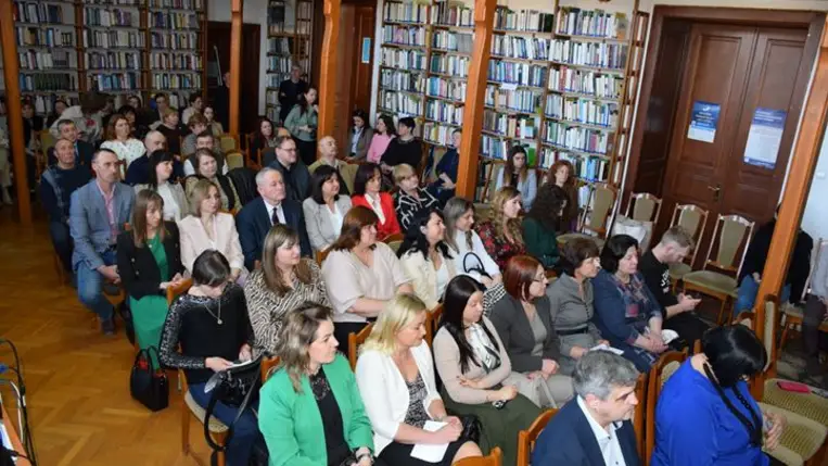 Együttműködési megállapodás aláírása a beregszászi Rákóczi Főiskolán - A gyakorlatorientált pedagógusképzésért. Fotó: Kárpátinfó/ Kovács Erzsébet