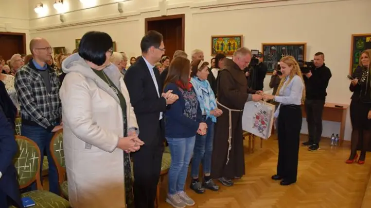 Találkozó Böjte Csabával a Rákóczi Egyetemen - Hittel, reménnyel, zarándoklattal. Fotó: Kárpátinfó/ Kovács Elemér