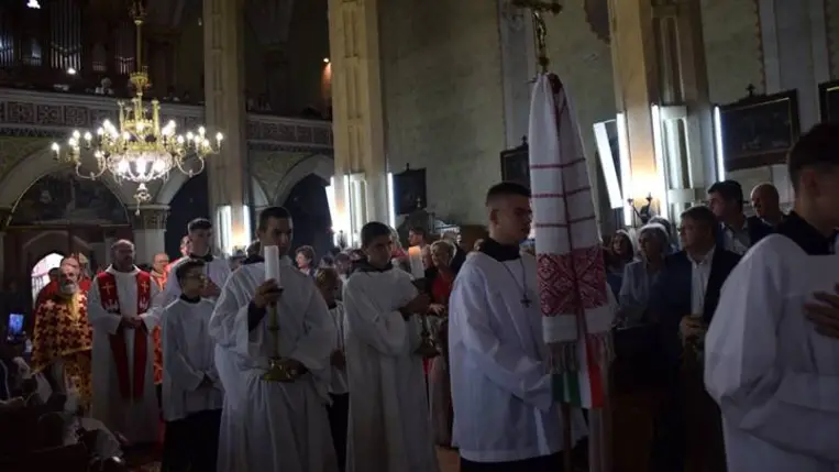 Templombúcsú Beregszászon - A kereszt, megváltásunk jelképe. Fotó: Kárpátinfó/ Kovács Elemér