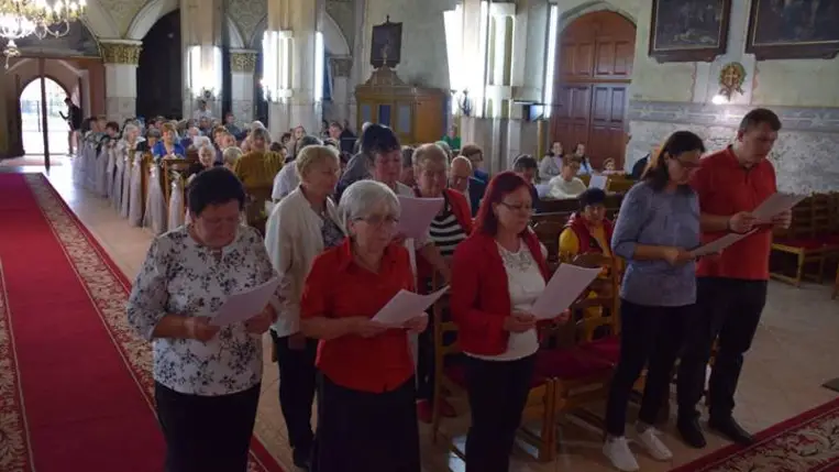 Templombúcsú Beregszászon - A kereszt, megváltásunk jelképe. Fotó: Kárpátinfó/ Kovács Elemér