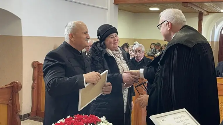 Házaspárok megáldása Tiszakeresztúrban
