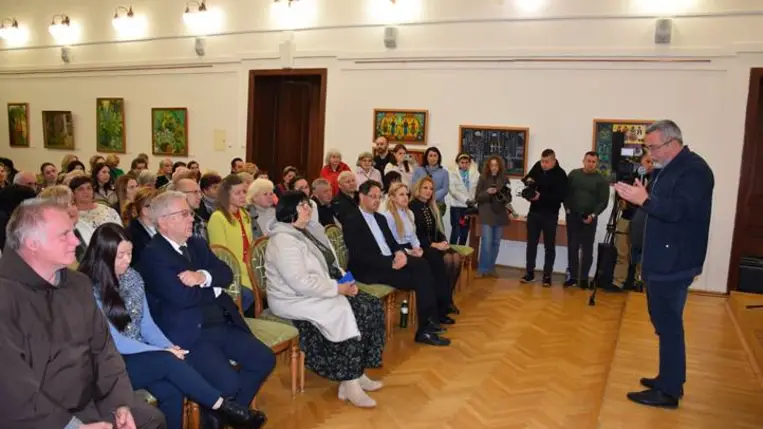 Találkozó Böjte Csabával a Rákóczi Egyetemen - Hittel, reménnyel, zarándoklattal. Fotó: Kárpátinfó/ Kovács Elemér