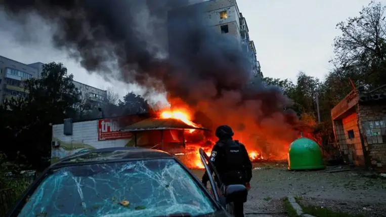 Oroszország pusztítót csapással sokkolta Kijevet az éjszaka Fotó: Valentyn Ogirenko / Reuters