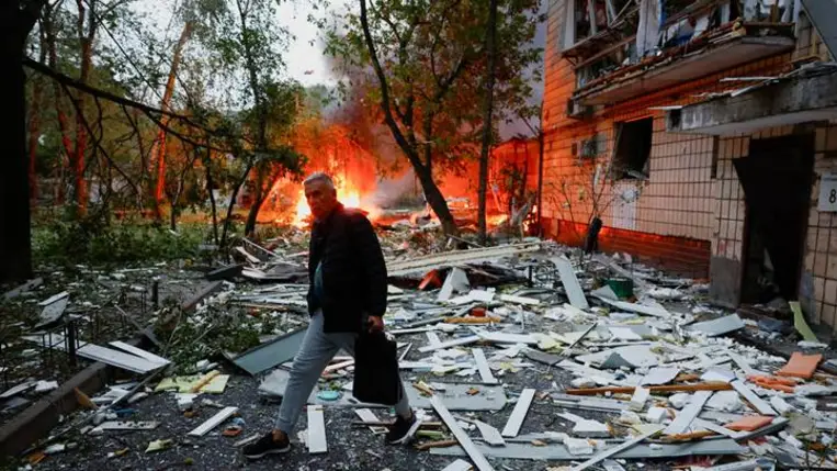 Oroszország pusztítót csapással sokkolta Kijevet az éjszaka Fotó: Valentyn Ogirenko / Reuters