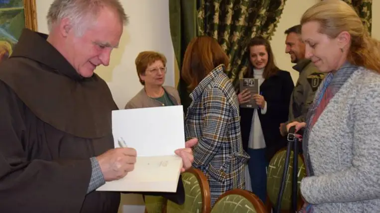 Találkozó Böjte Csabával a Rákóczi Egyetemen - Hittel, reménnyel, zarándoklattal. Fotó: Kárpátinfó/ Kovács Elemér