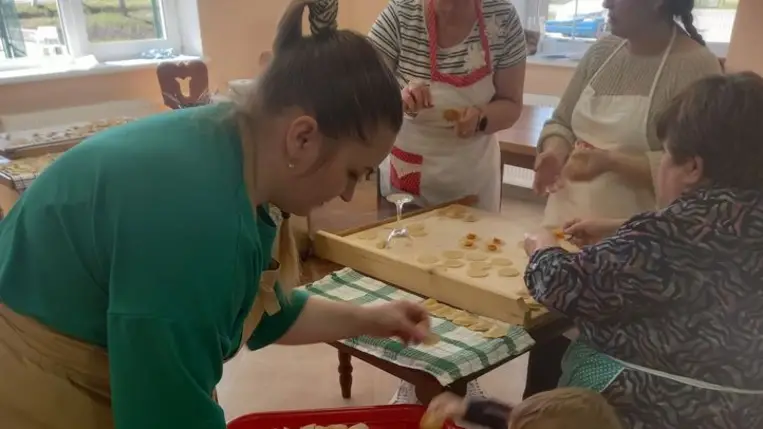 Gasztronómiai bemutató Nagydobronyban - Ízek és hagyományok. Fotó: Kárpátinfó/ Kovács Elemér