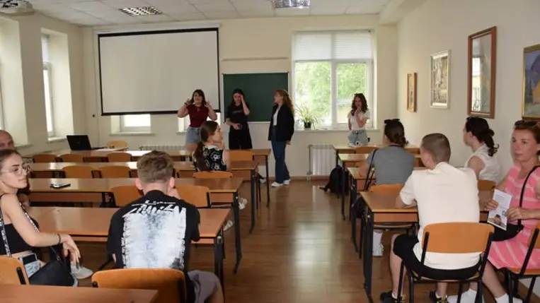 Pályaorientációs nyílt nap a Rákóczi Főiskolán - A biztos tudás. Anyanyelven, közösségben. Fotó: Kárpátinfó/ Kovács Elemér