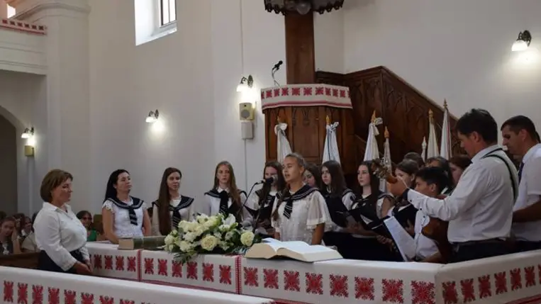 A KRE tanévnyitó istentiszteletén - Hit, elkötelezettség, közösségépítés. Fotó: Kárpátinfó/ Kovács Elemér