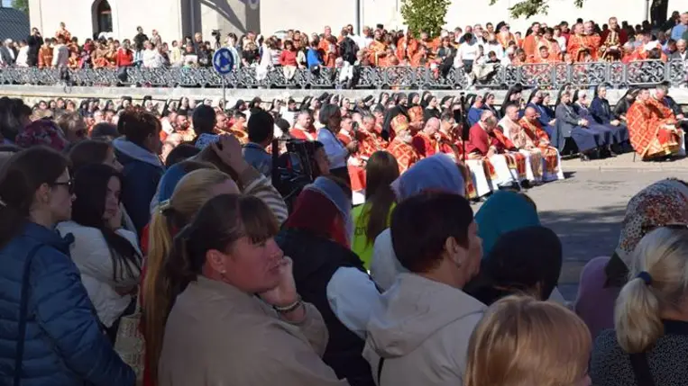 Bilkén boldoggá avatták Orosz Péter görögkatolikus atyát - A mártírok vére magvetés. Fotó: Kárpátinfó/ Kovács Elemér