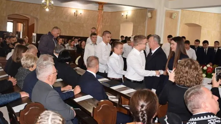 Az Egán Ede Szakképzési Centrum tanévnyitóján. Fotó: Kárpátinfó/ Kovács Elemér
