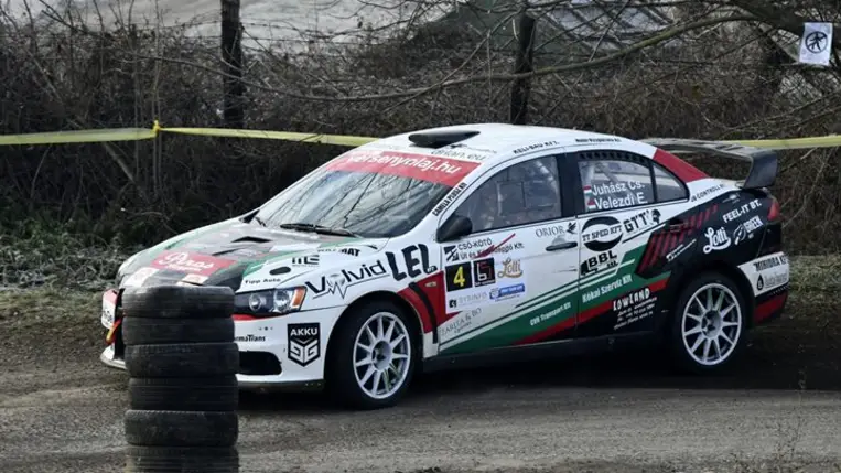 Kategóriagyőzelem a Szilveszter Ralin. Fotó: Hajóka SportFotó