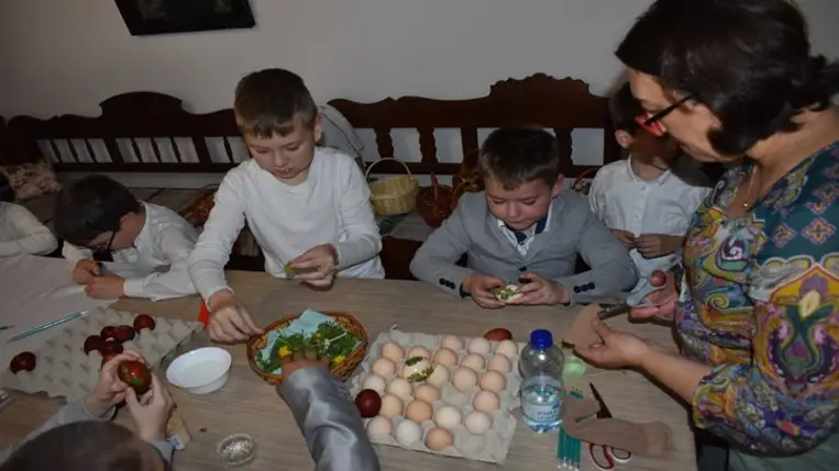 Nagyberegi Tájház – A hagyomány tovább él, megelevenedtek a húsvéti szokások. Fotó: Kárpátinfó/ Kovács Elemér