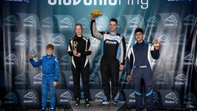 Bartha Brigi 2025 Junior Női Rallycross Bajnoka! Fotó: Hajóka SportFotó