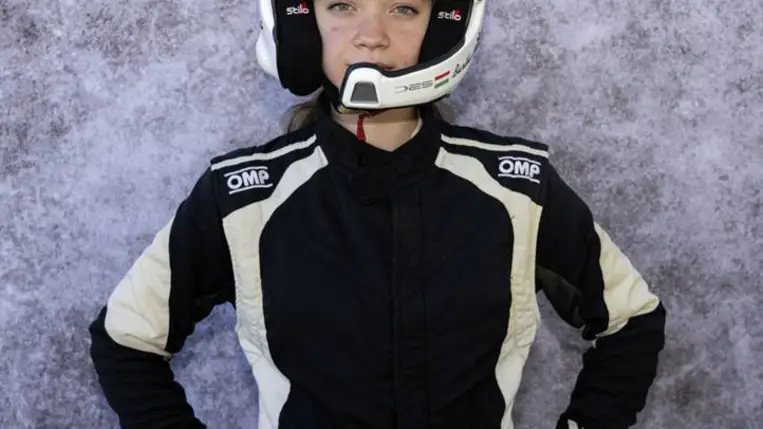 Bartha Brigi 2025 Junior Női Rallycross Bajnoka! Fotó: Hajóka SportFotó