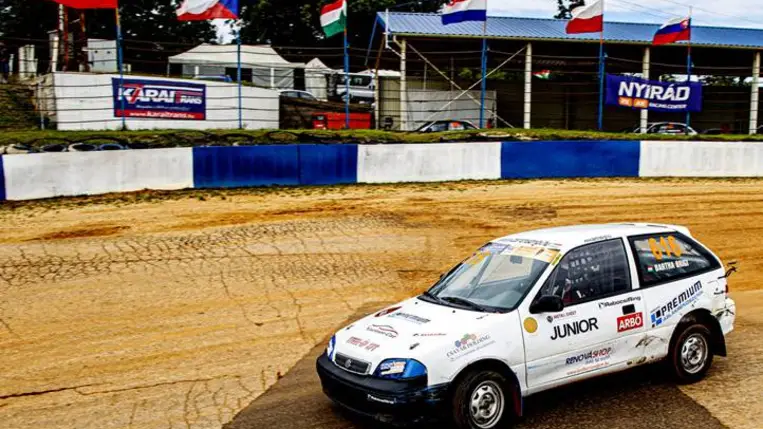 Bartha Brigi 2025 Junior Női Rallycross Bajnoka! Fotó: Hajóka SportFotó