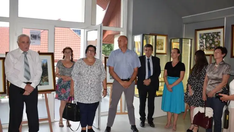 Garanyi-kiállítás nyílt Beregszászon - A sokoldalú lokálpatrióta művész. Fotó: Kárpátinfó/ Kovács Elemér