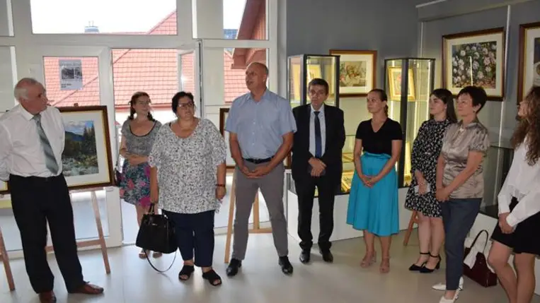 Garanyi-kiállítás nyílt Beregszászon - A sokoldalú lokálpatrióta művész. Fotó: Kárpátinfó/ Kovács Elemér