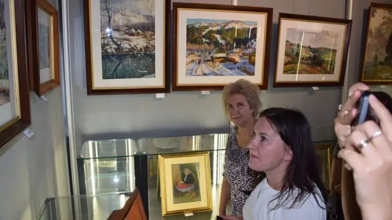 Garanyi-kiállítás nyílt Beregszászon - A sokoldalú lokálpatrióta művész. Fotó: Kárpátinfó/ Kovács Elemér