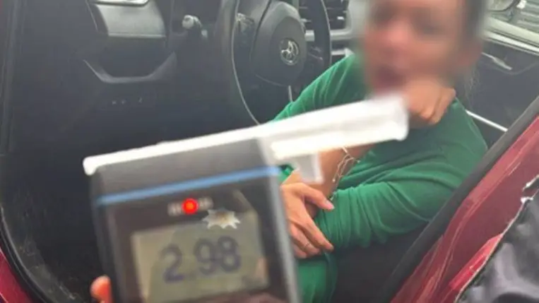 2,9 ezrelékes véralkoholszinttel ült volán mögé egy nő Ungváron, négy autót rongált meg, majd fának hajtott. Fotó: Kárpátaljai Járőrszolgálat