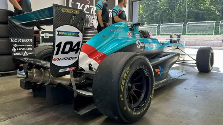 Kovács Ádám, a nagy visszatérő, a dobogó második fokán végzett a Histo Cup-on! Fotó: Kermor Motorsport