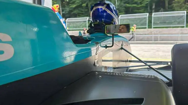 Kovács Ádám, a nagy visszatérő, a dobogó második fokán végzett a Histo Cup-on! Fotó: Kermor Motorsport