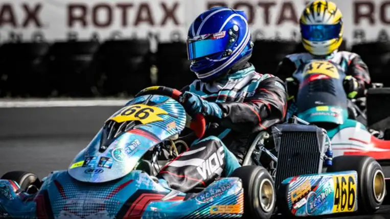 Vida Beni ismét gokartban! Fotó: Hajóka SportFotó
