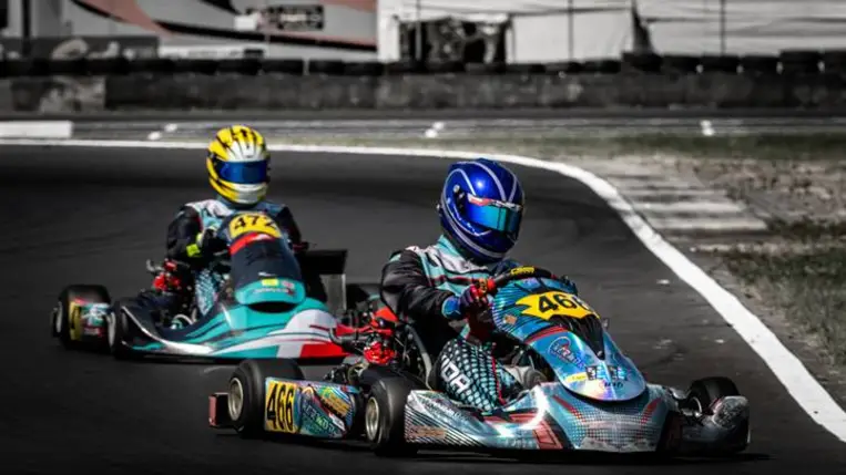 Vida Beni ismét gokartban! Fotó: Hajóka SportFotó