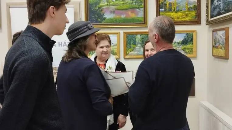 Kovács Éva kiállítása a kisvárdai Kárpátalja Házban - Érzések és hangulatok – a lélek rezdülései