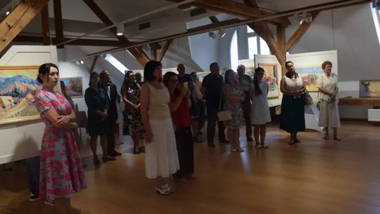 Gogola Zoltán kiállítása Munkácson - Kárpátaljai festőiskola – a megújulás útján