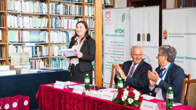 Jubileumi Kárpátaljai Tudományos Diákköri Konferencia a Rákóczi Egyetemen - A tudomány szolgálatában. Fotó: Kurmay Anita