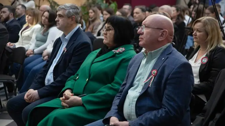 1848-as megemlékezés a Rákóczi Egyetemen - Nemzeti önrendelkezés, közös jövőépítés. Fotó: Kurmay Anita