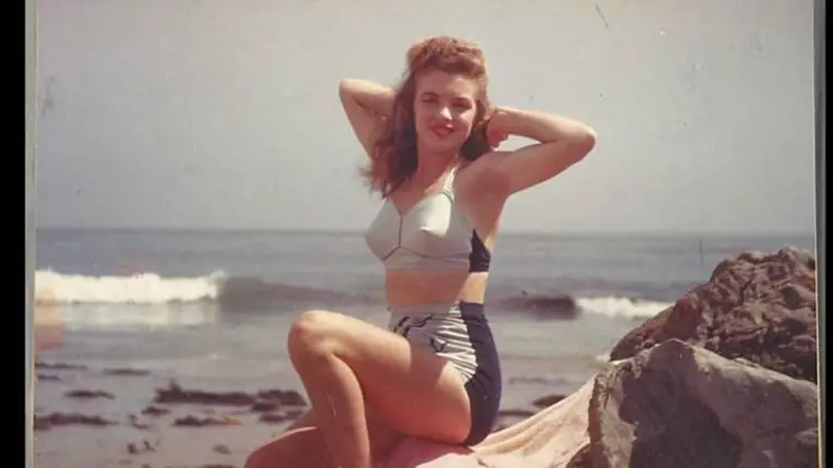 Marilyn Monroe amerikai filmcsillag 1945-ben (Fotó: MTI/EPA/Julien)