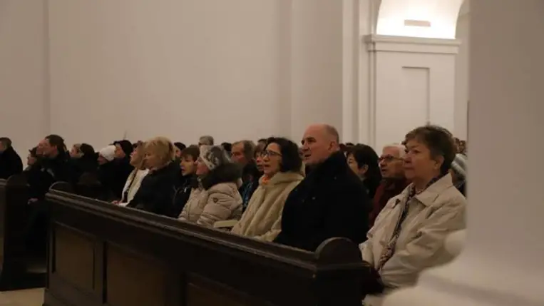 Imaest a békéért a Debreceni Nagytemplomban, kárpátaljai résztvevőkkel - Közös ima, közös remény