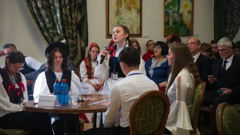 Rákóczi szelleme él a kárpátaljai diákokban - „A magyar szó ma is fegyver” . Fotó: Kurmay Anita