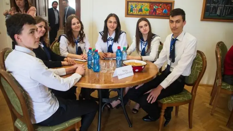 Rákóczi szelleme él a kárpátaljai diákokban - „A magyar szó ma is fegyver” . Fotó: Kurmay Anita