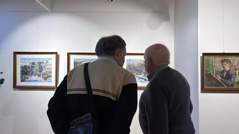 Garanyi József kiállítás a Munkácsy Mihály Magyar Házban - Kárpáti táj, Bereg-vidéki emberek
