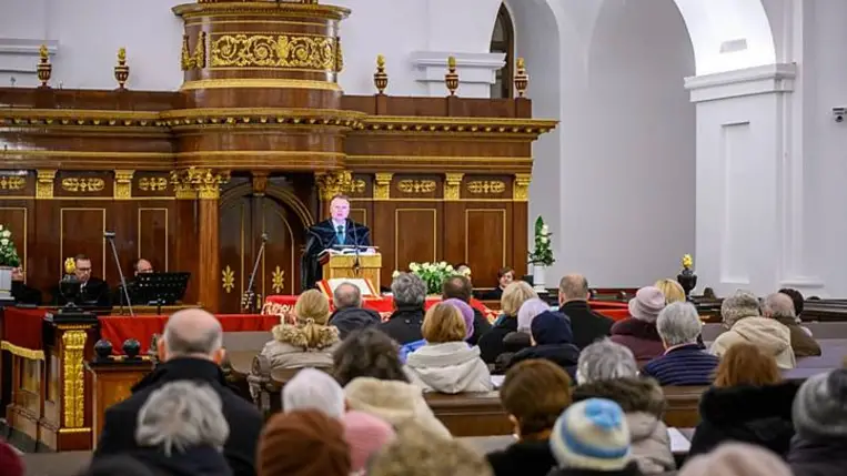 Imaest a békéért a Debreceni Nagytemplomban, kárpátaljai résztvevőkkel - Közös ima, közös remény