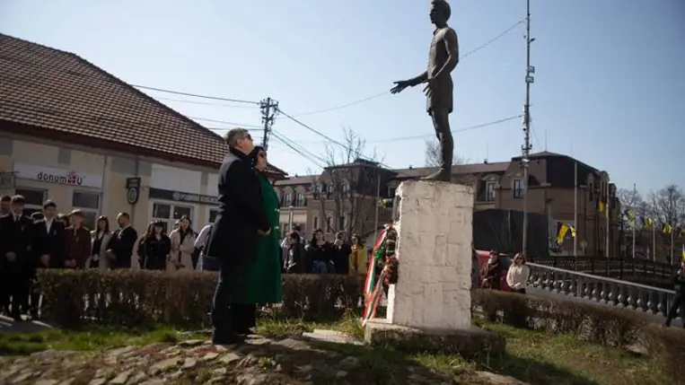 1848-as megemlékezés a Rákóczi Egyetemen - Nemzeti önrendelkezés, közös jövőépítés. Fotó: Kurmay Anita