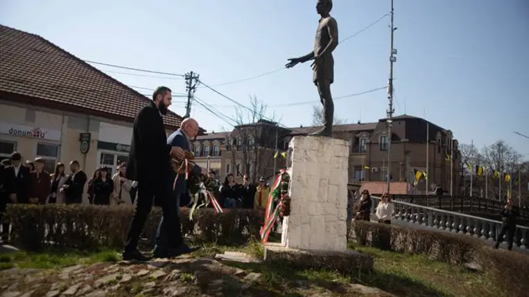 1848-as megemlékezés a Rákóczi Egyetemen - Nemzeti önrendelkezés, közös jövőépítés. Fotó: Kurmay Anita