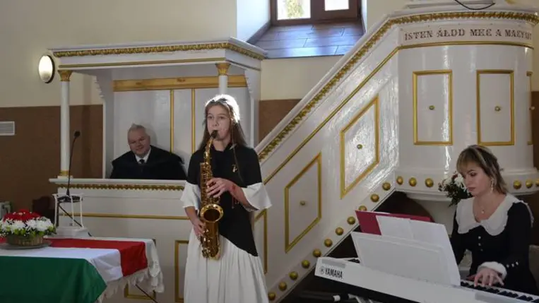 A magyar kultúra napját méltatták Badalóban - Aki az élet kenyérből eszik, soha meg nem éhezik. Fotó: Sárközi Karola